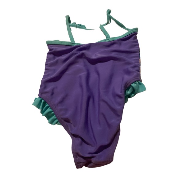 Disney princess size 2T swimsuit purple and turquoise mermaid - Picture 2 of 4